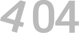 The number 404 is written in gray on a white background.